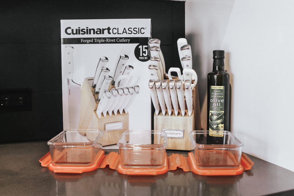 Beautiful White Cuisinart 15 piece Knife Set - Meal Prepping and Saving  Time, Jenny Tran