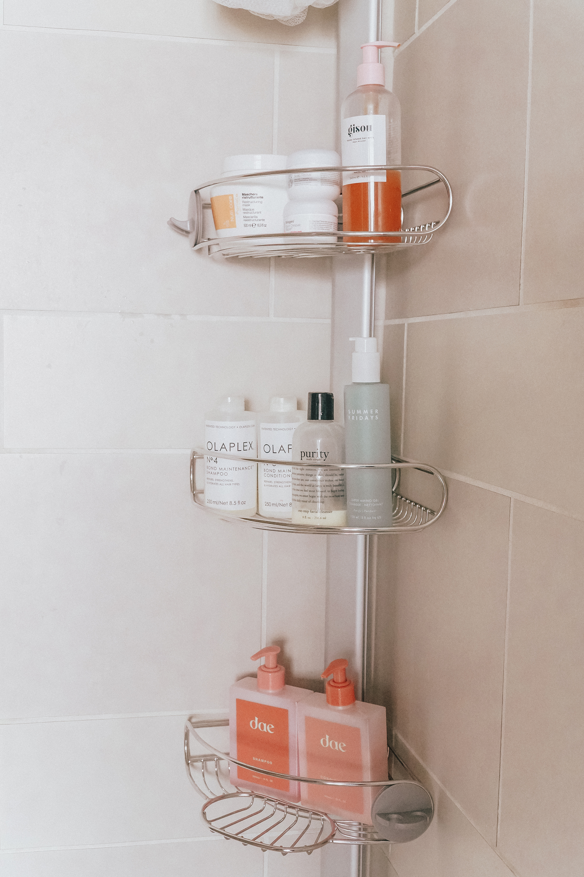 My Shower Storage Solution  Shower storage solutions, Shower storage, Bathroom  shower organization